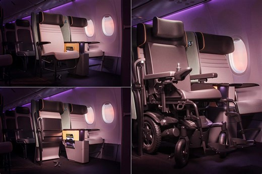 Delta Flight Products Demonstrates New Transforming Seat Prototype for Wheelchair Users