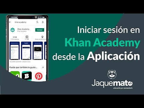 Iniciar sesión en Khan Academy desde la Aplicación