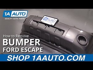 How to Remove Bumper 08-12 Ford Escape