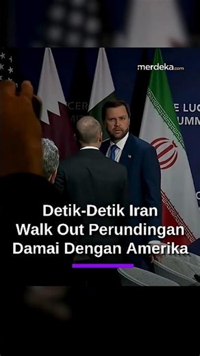 Detik-Detik Iran Walk Out Saat Perundingan Damai Dengan Amerika Serikat di Swiss