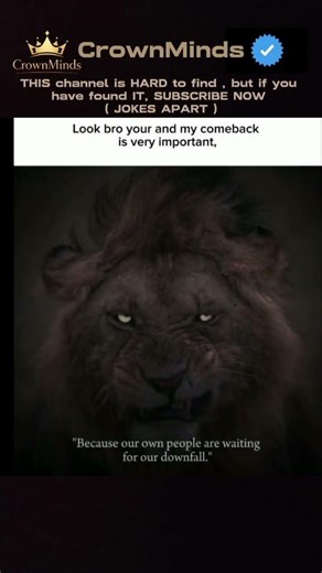 BRO YOUR COMEBACK IS VERY IMPORTANT 💯👑