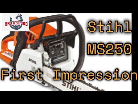 Stihl MS250 Chainsaw Review