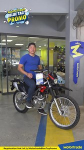 Register na!👉🏻 bit.ly/MotortradeBlueTagPromo Up to 50% OFF on downpayment ang Kawasaki KLX150. Sugod na sa pinakamalapit na Motortrade Branch sainyo at hanapin ang mga motorsiklong may BLUETAG 💙💙💙 #MotortradeBlueTagPromo | Motortrade