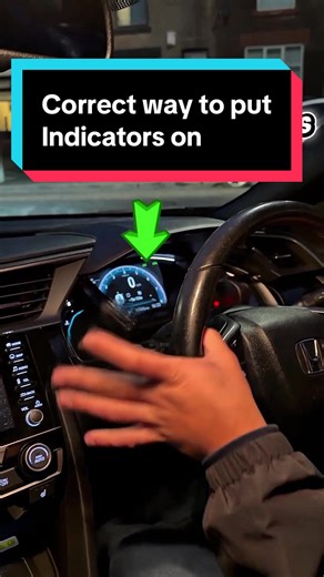 Correct way to use indicator switch in your car #driving #drivingtips