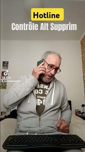 Control - Alt -Supprim😫😵‍💫 #humour #comique #rire #drôle #informatique #hotline #depannage