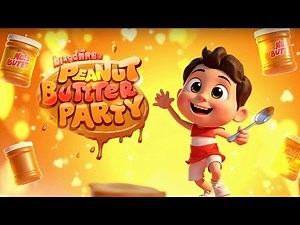 Peanut Butter Party 🍞🥜 | Funny Kids Song & Dance | Animated 3D Music Video for Children