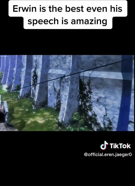 Erwin’s speech and charge. (A repost from the video bc the music was to loud for the audio) #erwinsmith #leviackerman #attackontitan #shingekinokyojin #fyp #fypシ #anime #animetiktok #animefyp