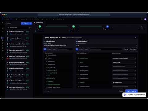 Reverse ETL: Enrich Salesforce Leads with Snowflake Data Using Supaflow