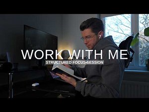 Work With Me | Methodical 1hr Focus Session For Deep Work | 25-5-25 Pomodoro Technique