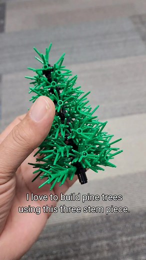 390K views · 4.8K reactions | This is probably my favorite way to make pine trees and I actually even have another method that looks even better. #lego #pine #tree | Bevins Bricks | Facebook
