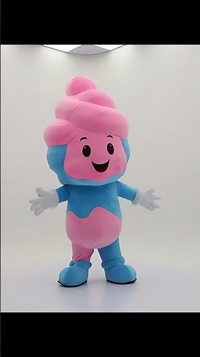 Adult Ice Cream Blow Up Costume Funny Inflatable Outfit for Party & Events