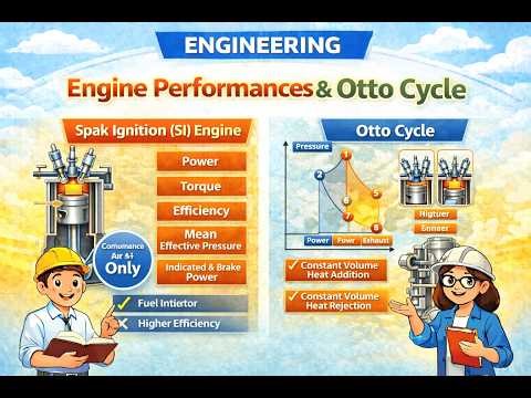 Engine Performance Parameters & Otto Cycle Basics | Polytechnic & Diploma Mechanical Engineering
