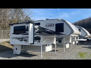 2023 Lance 855s Off-grid Ready Truck Camper! Dual Solar, Generator, Tankless Water Heater & More!
