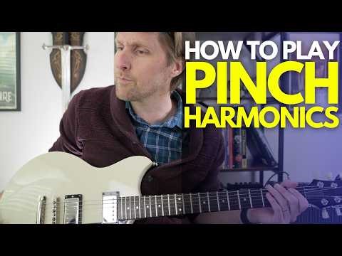 How to Play Pinch Harmonics - Guitar Lessons with Stuart!