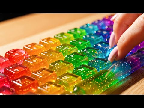 The Most Sweets Keyboard Typing Ever 🍬 AI ASMR