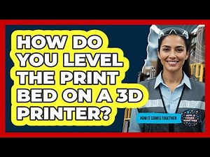 How do you level the print bed on a 3D printer?