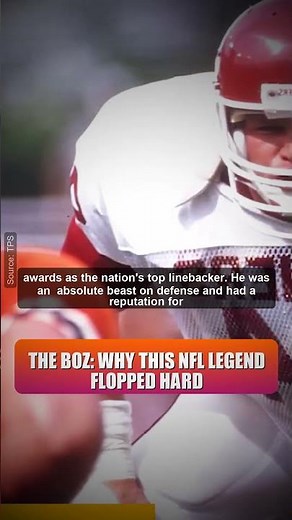 The Boz: Why This NFL Legend Flopped Hard
