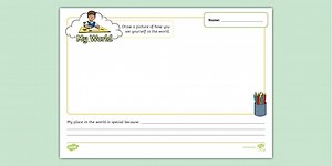 My World - Drawing Activity