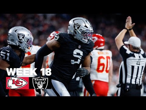 Las Vegas Raiders vs. Kansas City Chiefs Highlights | 2025 NFL Week 18