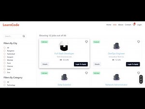 #5 Build Mern Stack Job Portal Website using Reactjs || Nodejs || Expressjs || MongoDb