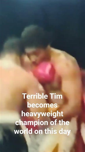 Terrible Tim Witherspoon defeats Greg Page for the vacant WBC heavyweight championship of the world