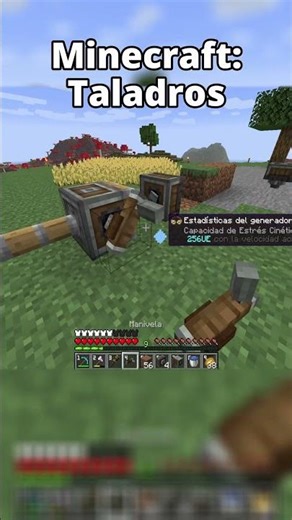 Taladro mecánico - Create mod #minecraft #minecraftshorts