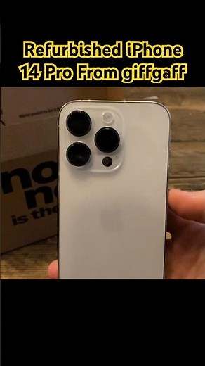 Buying A Refurbished iPhone 14 Pro From giffgaff in 2024 || Better For The Environment
