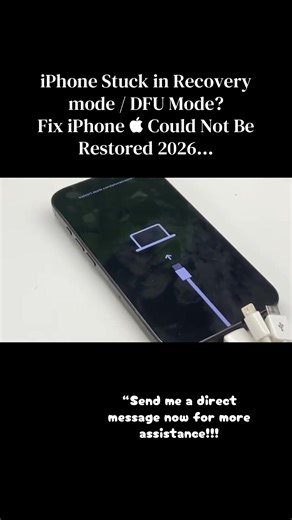 Your iPhone is stuck on the recovery screen, and your computer cannot detect the iPhone. If you encounter similar problems during iOS recovery or updates, or Stuck on the recovery screen, please watch this video for a truly effective solution. #dfumode #creatorsearchinsights #apple #activationlock #lockediphone