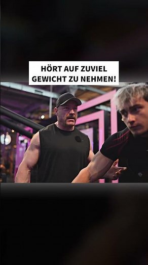 Hört auf zuviel Gewicht zu nehmen!