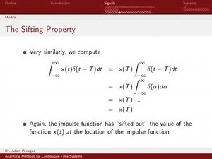 The Continuous-Time Unit Impulse Function 3/4