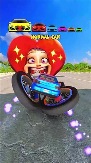 Big and Small car vs Zoey Witty Hunter - BeamNG.Drive