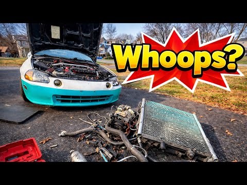 Did I mess up my Del Sol? AC removal and more...
