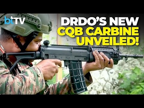 DRDO Unveils Indigenous CQB Carbine With 200m Range, Made In India By Bharat Forge