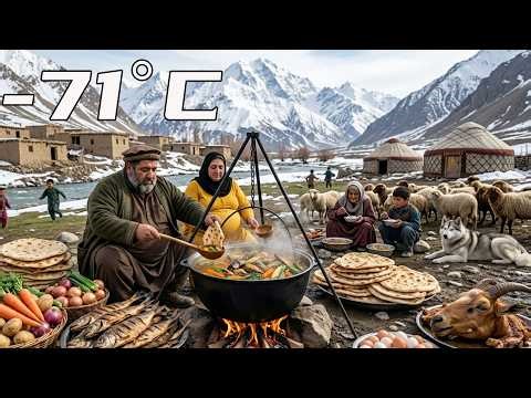 Afghanistan Spring Life | Market Eggs + Whole Pig Roast + Dried Fish Soup to Stay Alive