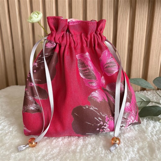 Makeup Pouch,drawstring Wash Bag,gift Bag - Etsy
