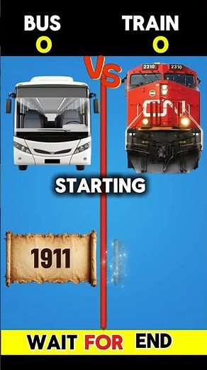 Bus Vs Train❓। Full Comparison #comparison