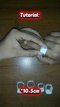 How to make paper ring#tutorial#creative#short