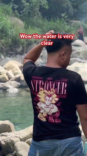 Do you want to swim to this clear water? #river #clearwater #swimming