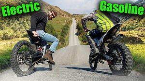 54K views · 20K reactions | ELECTRIC vs.Gas Dirt Bike | Bikes and Beards | Facebook