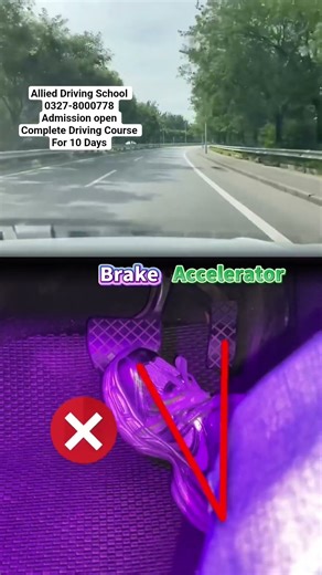 Automatic Car Tips Brake and Accelerator #driving #drivingreview #drivinglessons #drivingschool