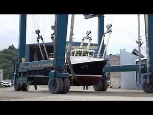 Platypus Marine launches a Selene 47 trawler yacht after a refit.