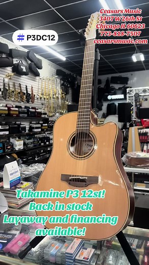 Explore the Takamine P3 12-String Guitar Availability