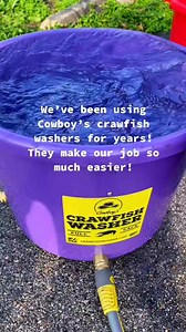 31K views · 414 reactions | Clean your crawfish and other game quick and easy with Cowboy’s Crawfish washer and game cleaners! #MyPlayoffPicks #millennial #crawfish #letsgo #yum | Crawfish lover Louisiana | Facebook