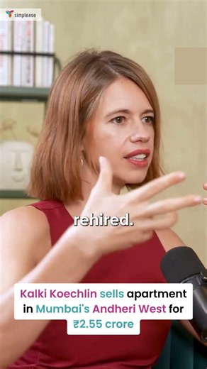 Kalki Koechlin Sells Mumbai Apartment for ₹2.55 Crore #mumbairealestate #celebrityrealestate
