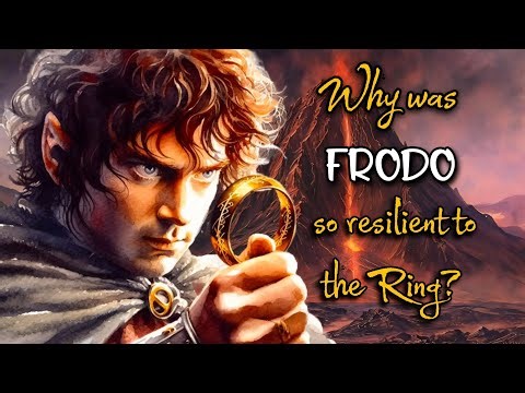 Why was Frodo so resilient to the ring?