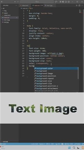 CSS Text Animation Tutorial Moving Background Image