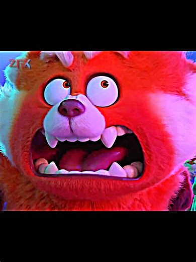 MEI panda is angry🤯💀| turning red panda | #turningred #redpanda #edit #shortvideo #animation