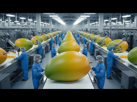 Inside a Dried Mango Factory – Preserving Exotic Fruit for Global Export Full Process Documentary