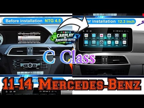 11-14 Mercedes-Benz C Class Wireless Carplay Android Auto NTG4.5 YOUTUBE NETFLIX