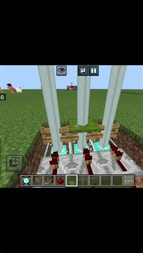 Minecraft Laser Door ☠️👈 #shortsdiscover